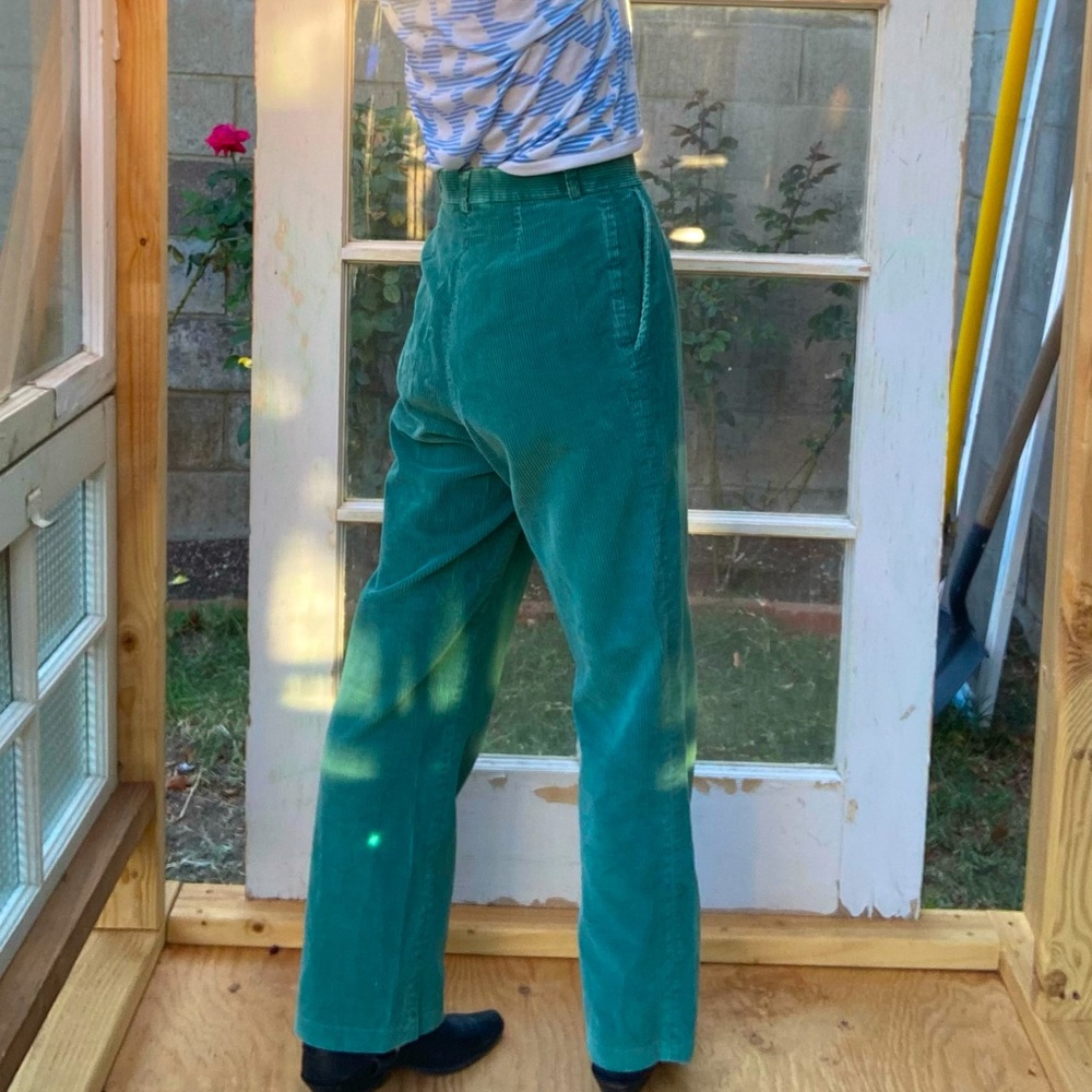 Vintage 70s dark green corduroys by orvis